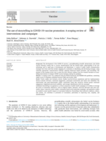 The use of storytelling in COVID-19 vaccine promotion: A scoping review of interventions and campaigns