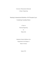 Modeling communication reliability of IoT perception layer considering cascading failures: a thesis in Electrical Engineering