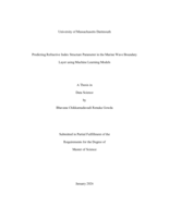 Predicting refractive index structure parameter in the marine wave boundary layer using machine learning models: a thesis in Data Science