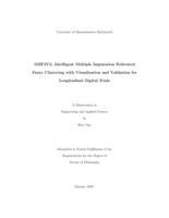 iMIF2V2: intelligent multiple imputation federated fuzzy clustering with visualization and validation for longitudinal digital trials : a dissertation in Engineering and Applied Science