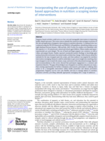 Incorporating the use of puppets and puppetry- based approaches in nutrition: a scoping review of interventions