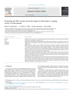 Promoting the HPV vaccine across the league of Arab states: A scoping review of interventions
