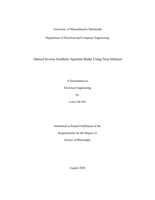 Optical inverse synthetic aperture radar using near infrared: a dissertation in Electrical Engineering